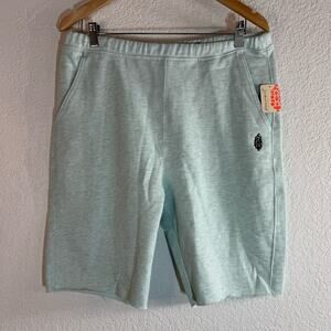 NWT Free People Movement For the Win Pistachio Athletic Shorts Large Activewear